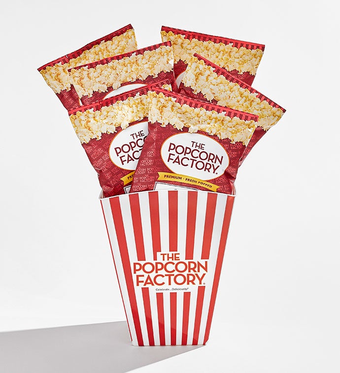 Big Movie Popcorn Scoop 6 Assorted Small Popcorn Bags